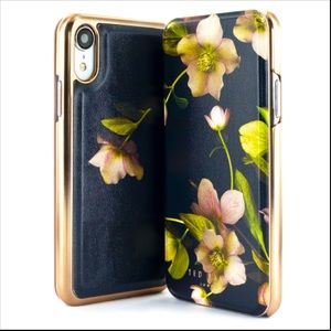 Ted Baker iPhone XR Mirror Folio Case - Arboretum